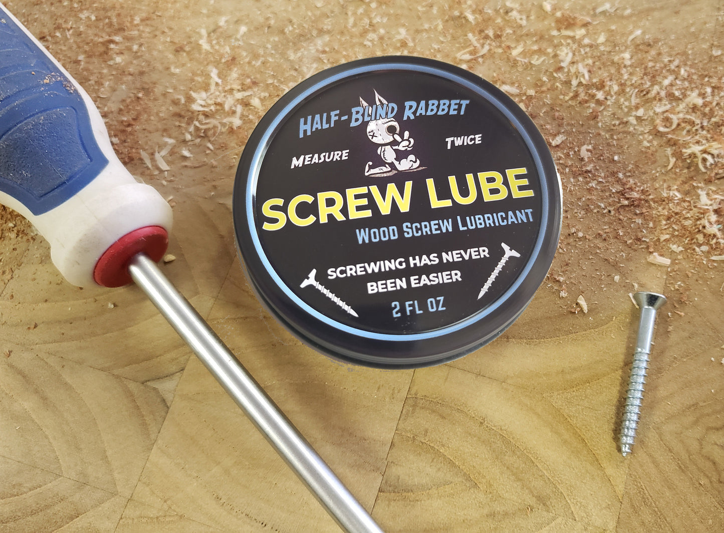 Screw Lube 2 Ounce Wood Screw Lubricant