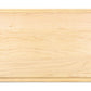 Edge grain cutting board made of hard maple.&nbsp; Reversible design with juice groove on one side.&nbsp; Choose if you want your board finished or unfinished.