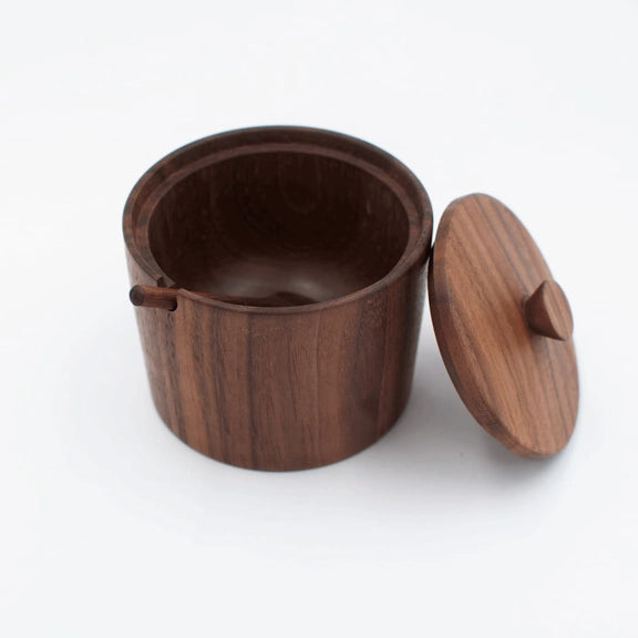 Walnut Salt Caddy