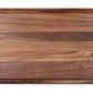 Edge grain cutting board made of walnut. Reversible design with juice groove on one side. Choose if you want your board finished or unfinished.