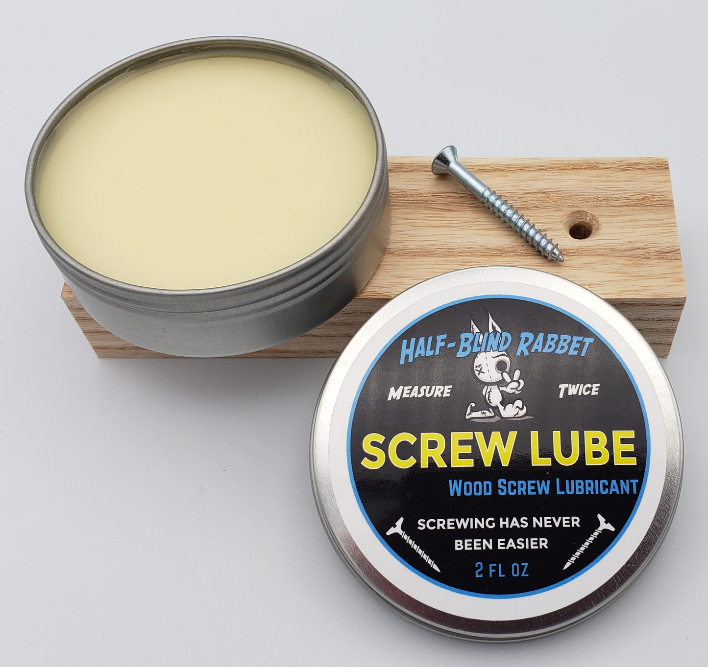 Screw Lube 2 Ounce Wood Screw Lubricant