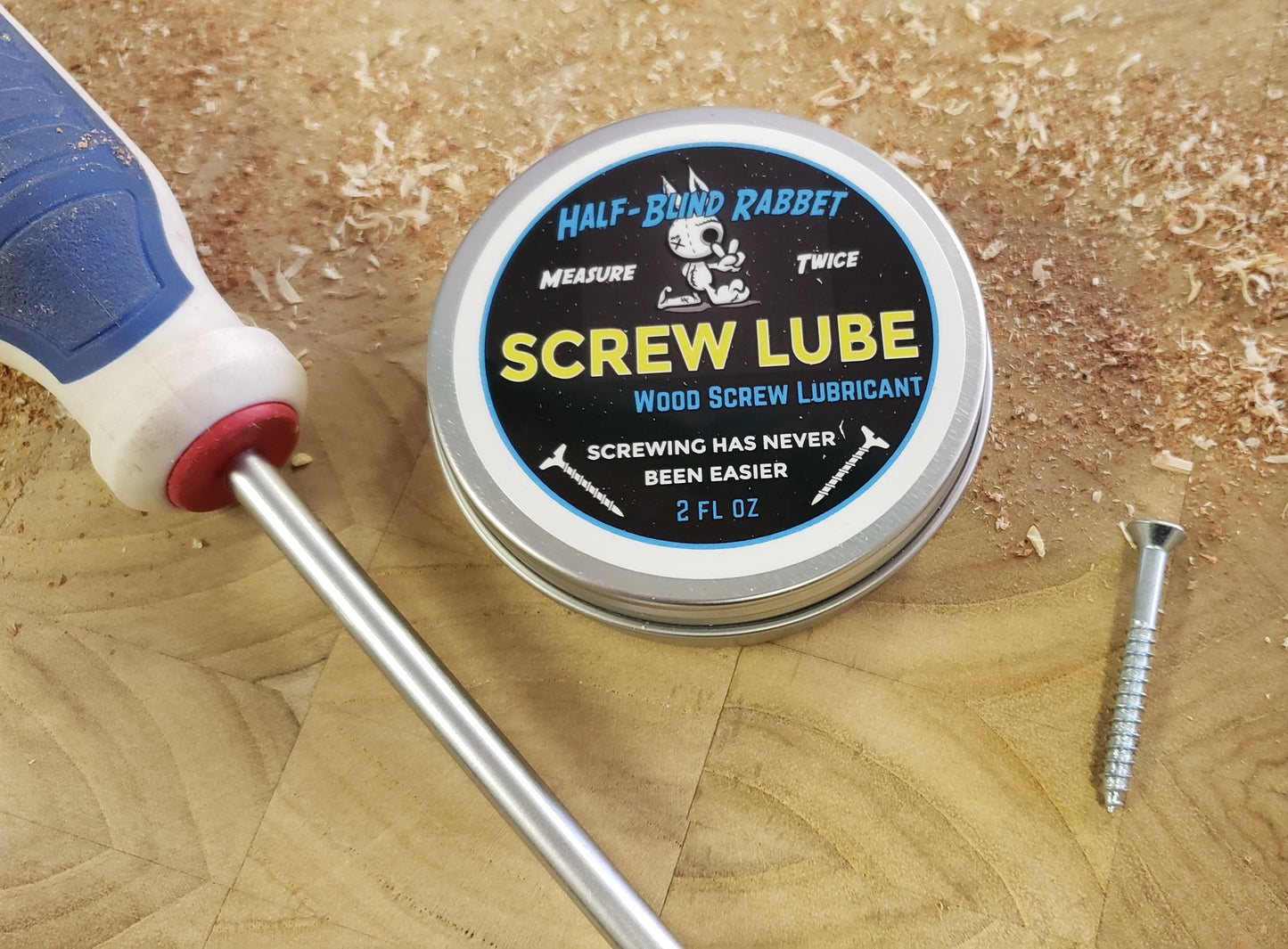 Screw Lube 2 Ounce Wood Screw Lubricant