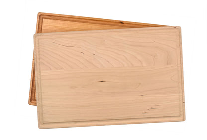 Cherry Cutting Board Reversible with Juice Groove