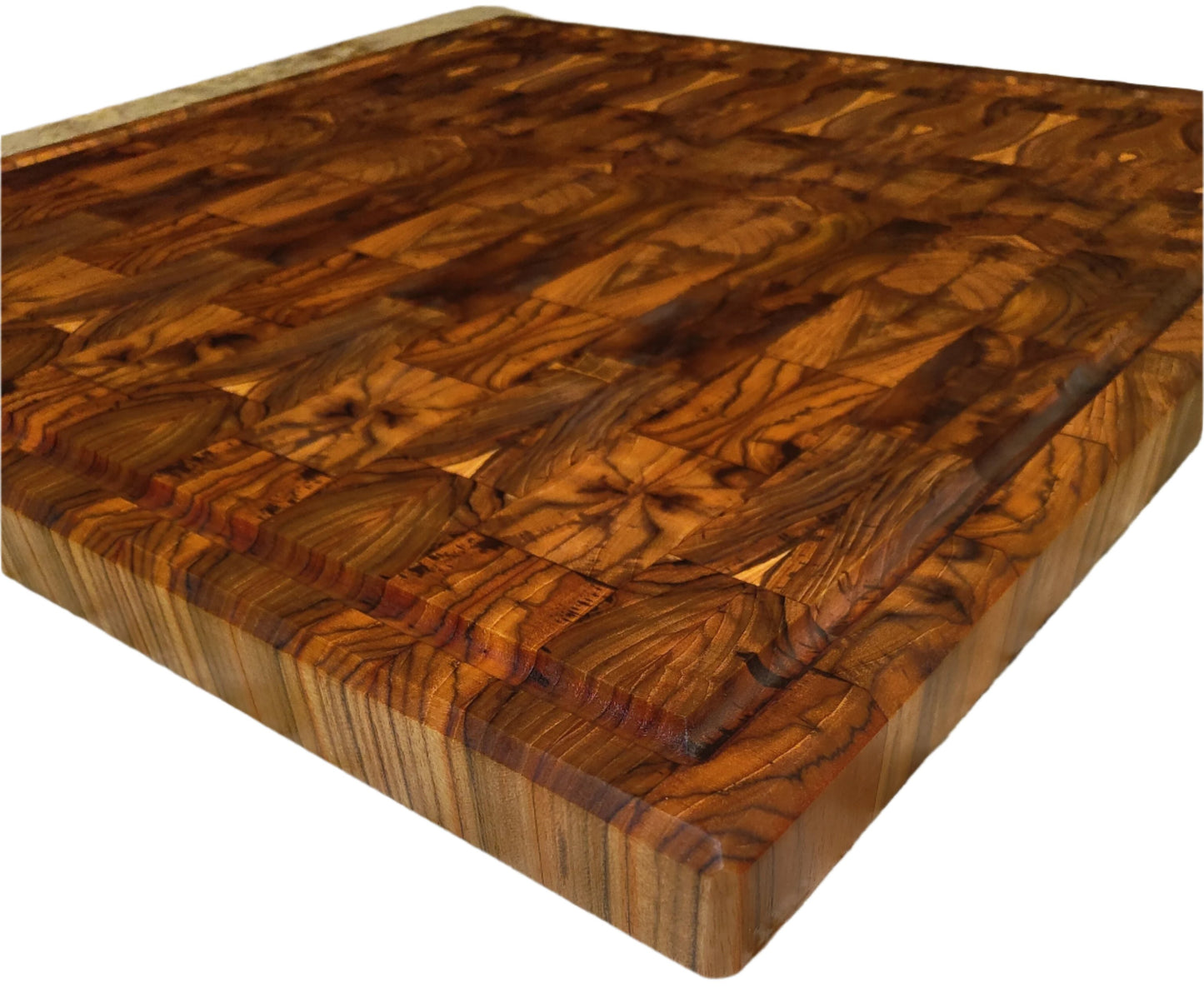 The Bearded Chef Gigantic Teak Butcher Block – 24x24 Inch Cutting Board for Pro Kitchens