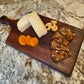 3-piece Walnut Charcuterie Cheese Board Set with Stand