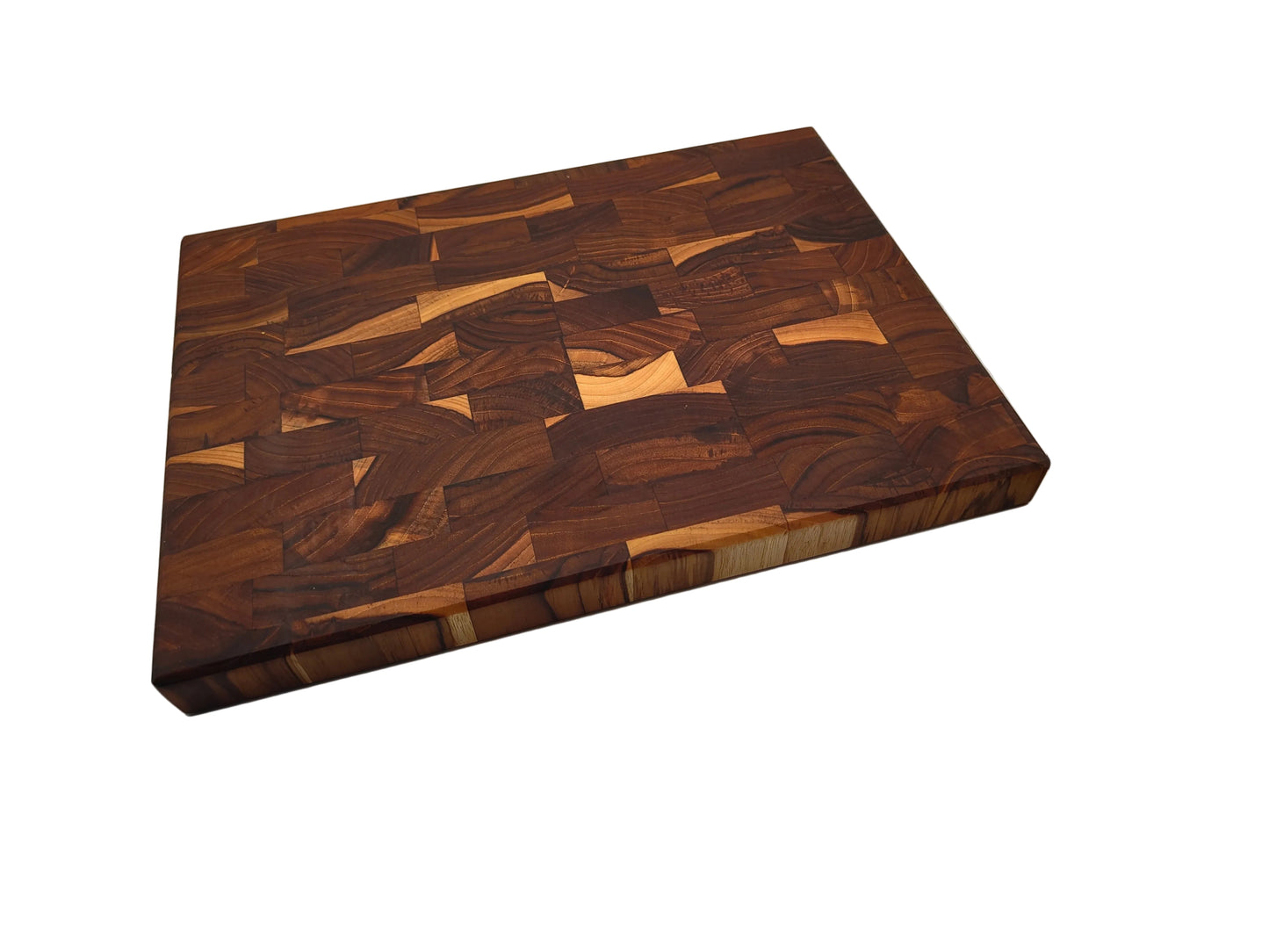 Premium Handcrafted Teak End Grain Cutting Board Made in the USA