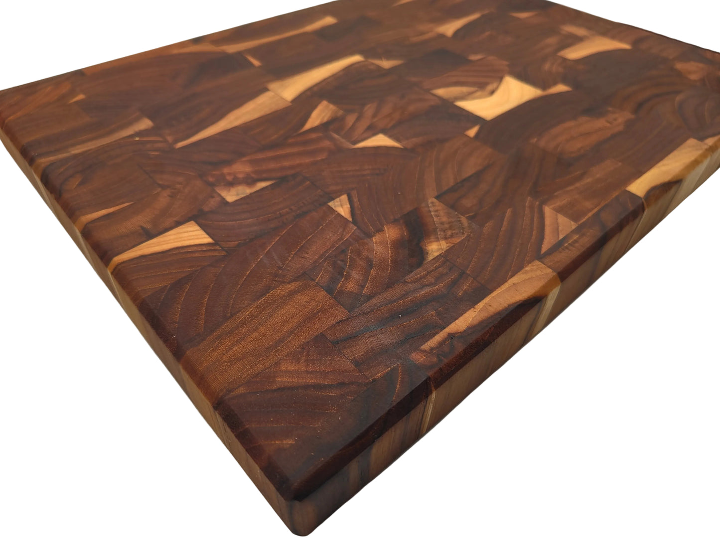 Premium Handcrafted Teak End Grain Cutting Board Made in the USA