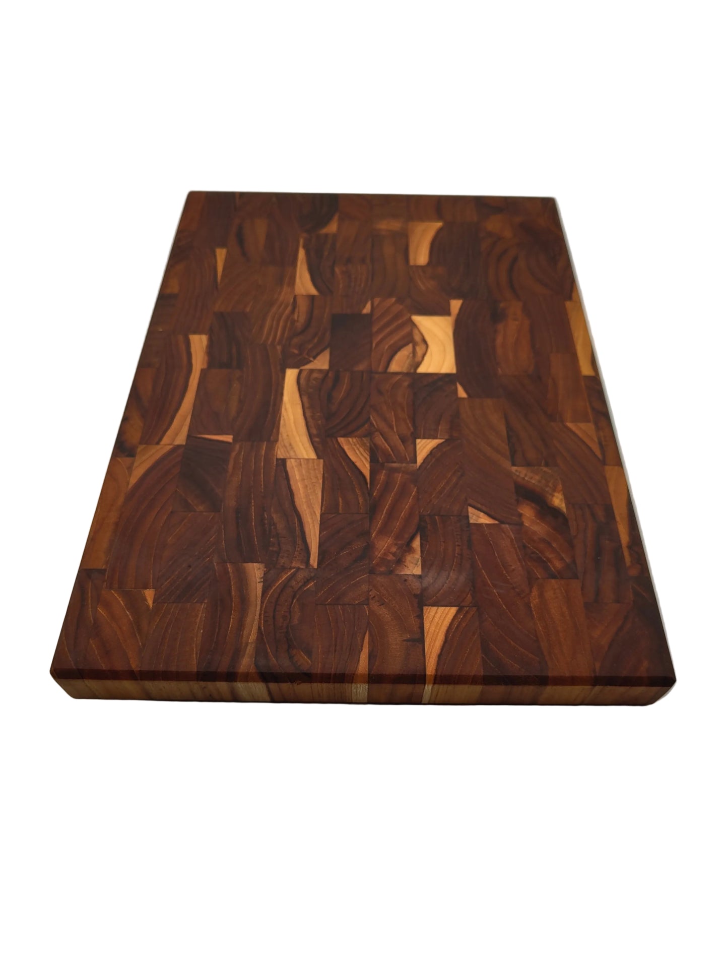 Premium Handcrafted Teak End Grain Cutting Board Made in the USA