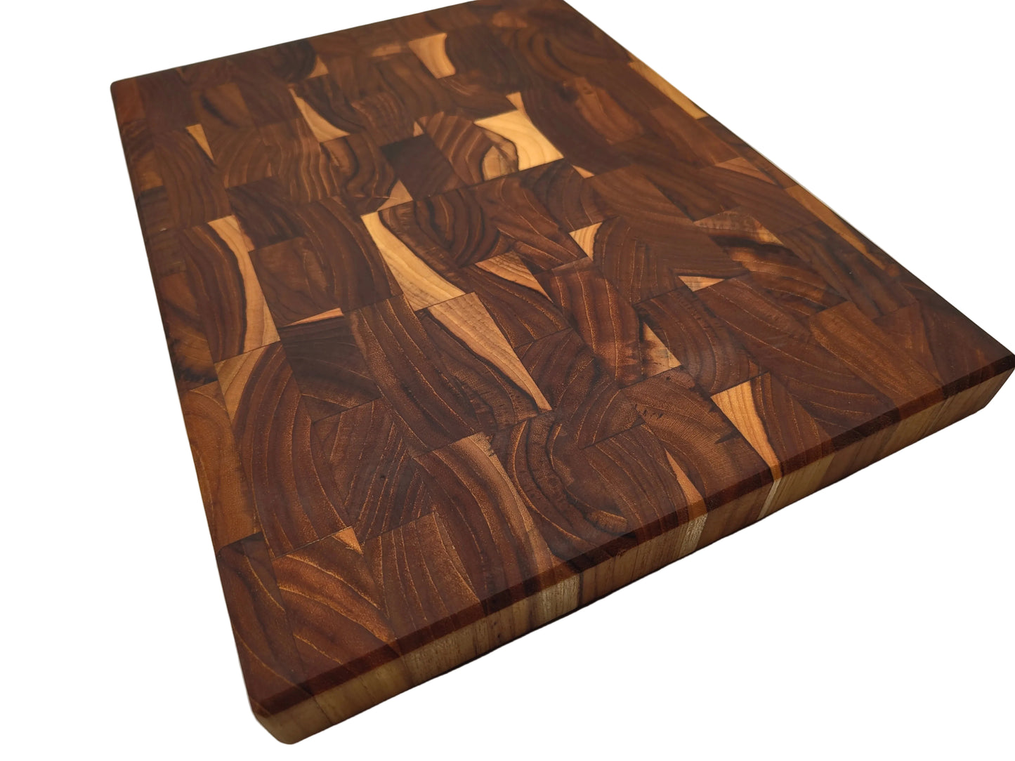 Premium Handcrafted Teak End Grain Cutting Board Made in the USA