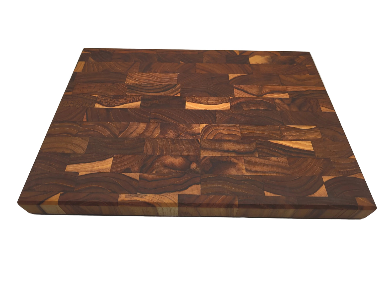 Premium Handcrafted Teak End Grain Cutting Board Made in the USA