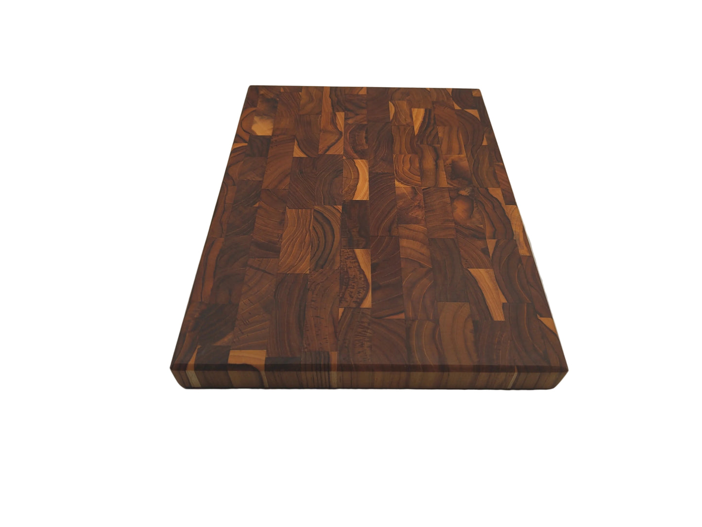 Premium Handcrafted Teak End Grain Cutting Board Made in the USA