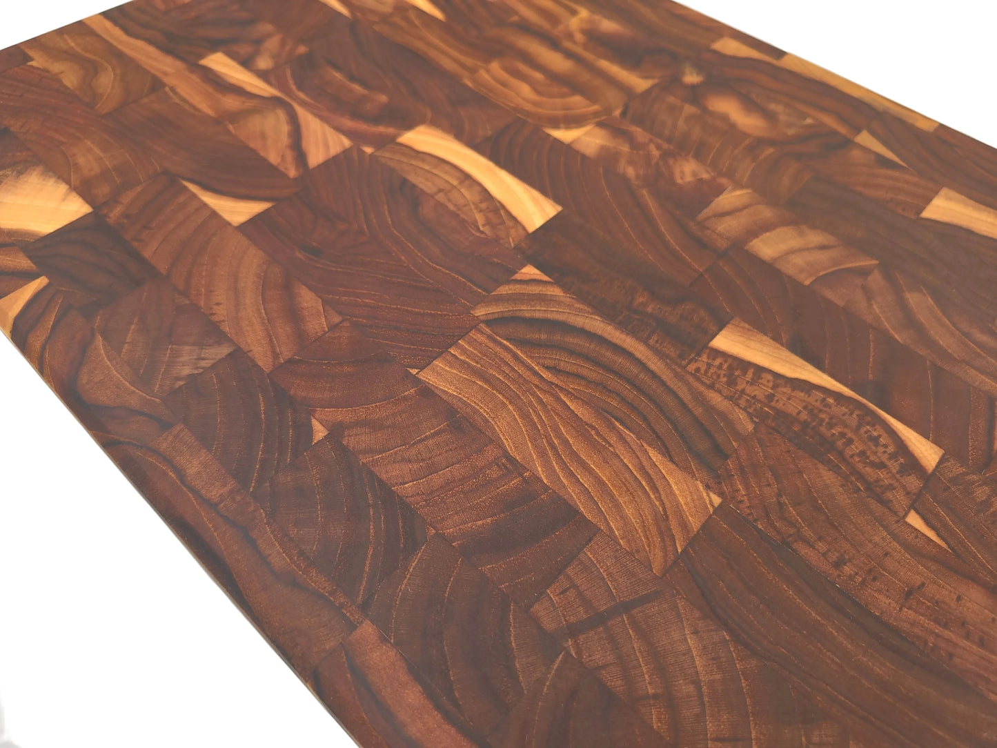 Premium Handcrafted Teak End Grain Cutting Board Made in the USA