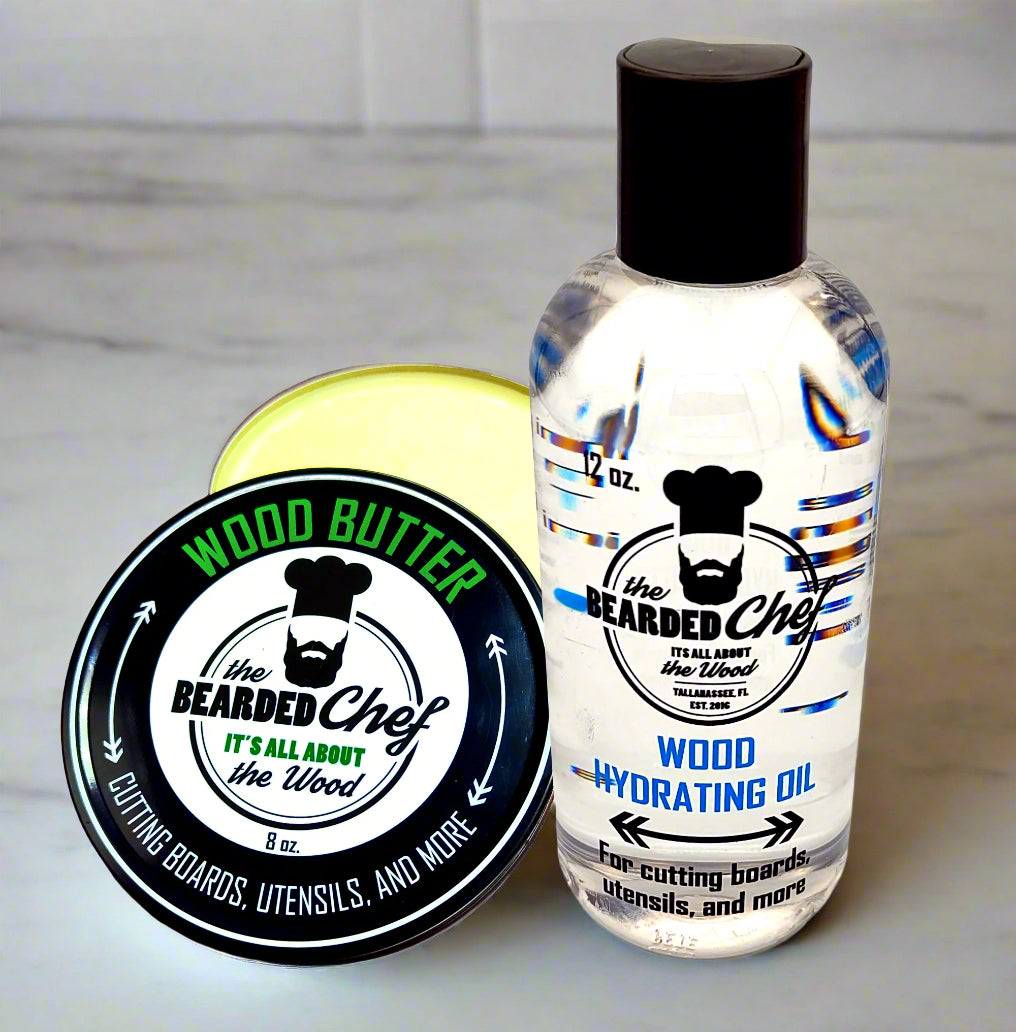Butcher Block Hydrating Oil and Wood Butter Combo