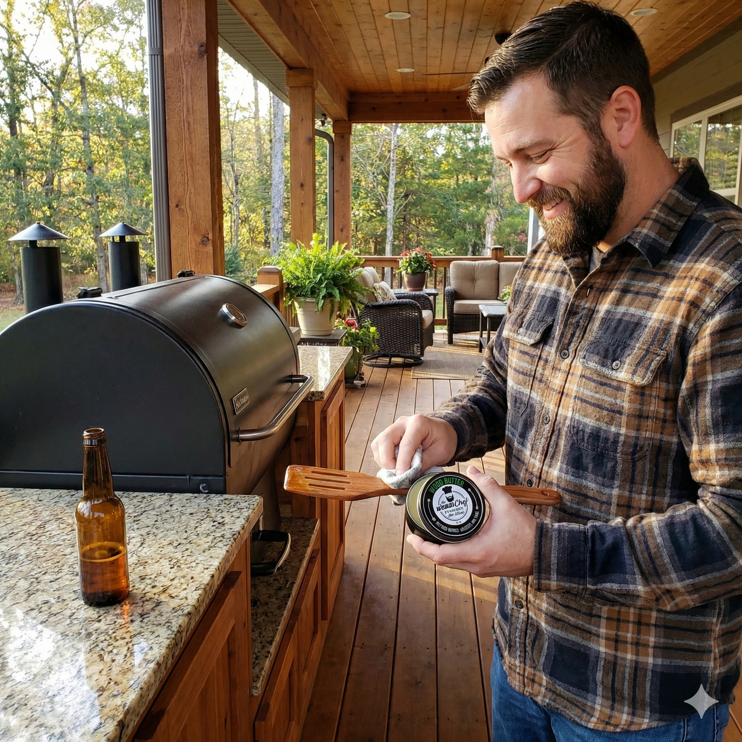 Wood Butter Protects and Conditions Cutting Boards, Butcher Blocks Made in the USA