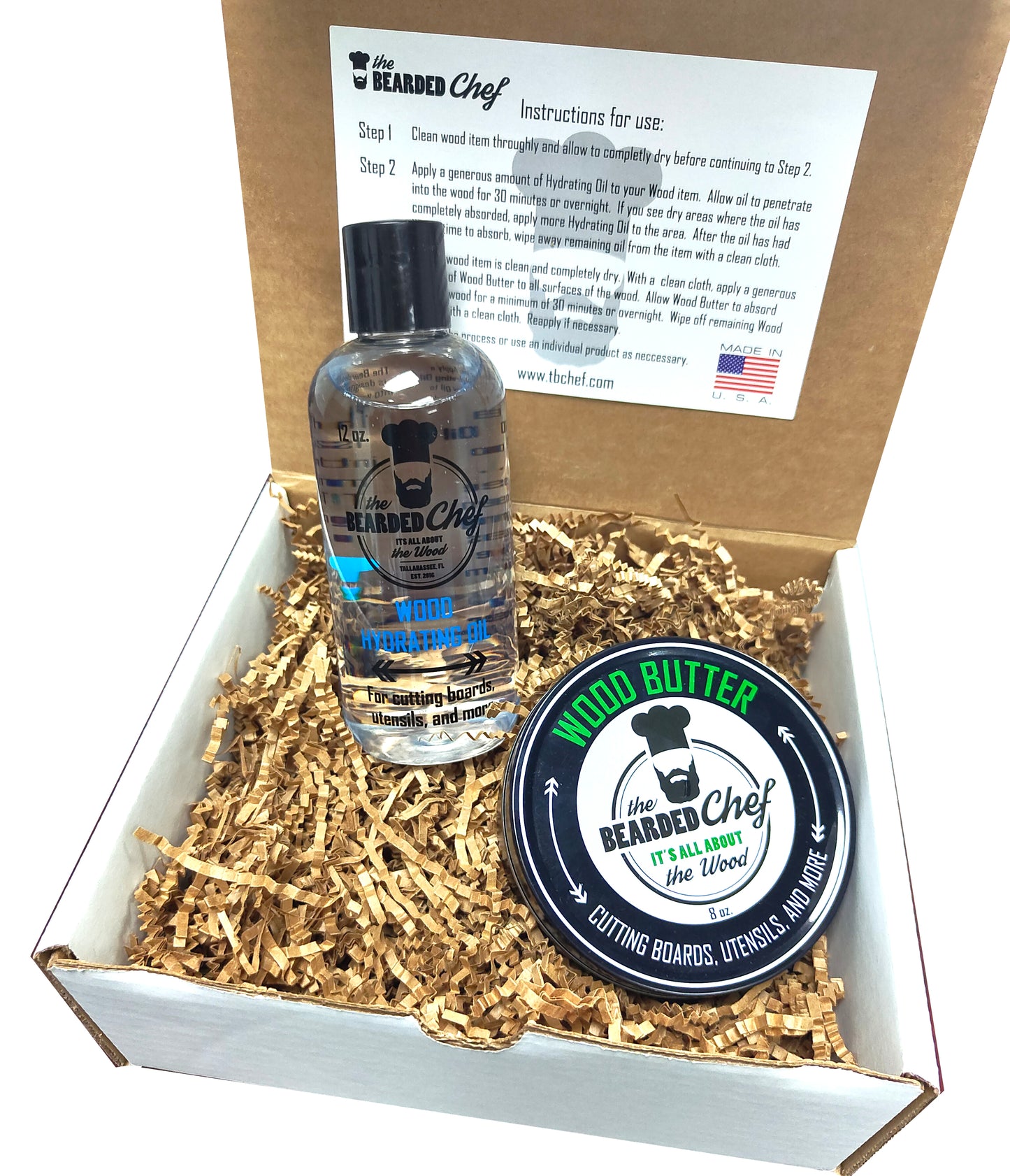 Butcher Block Hydrating Oil and Wood Butter Combo