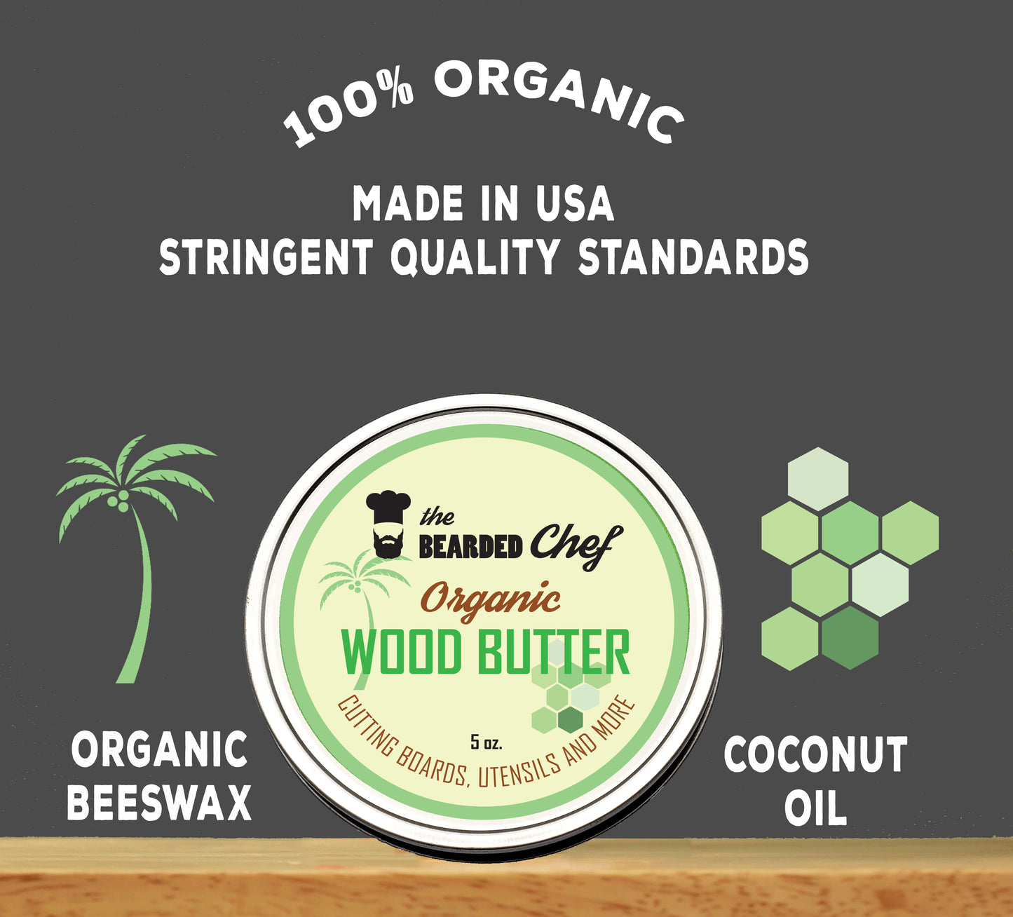 Organic Wood Butter 5 fl oz.