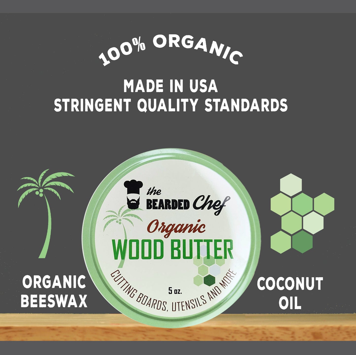 Organic Wood Butter 5 fl oz.