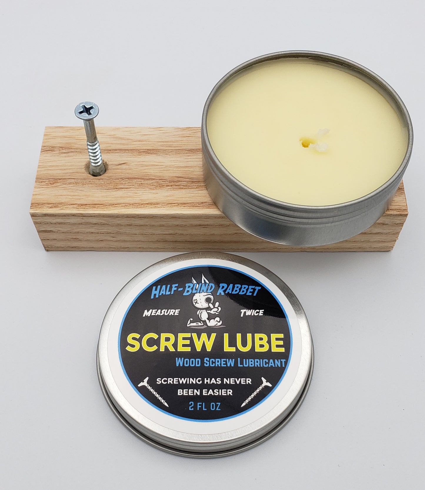 Screw Lube 2 Ounce Wood Screw Lubricant