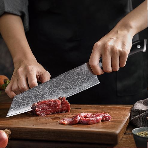 The Bearded Chef Damascus Steel 8 Inch Chef's Knife