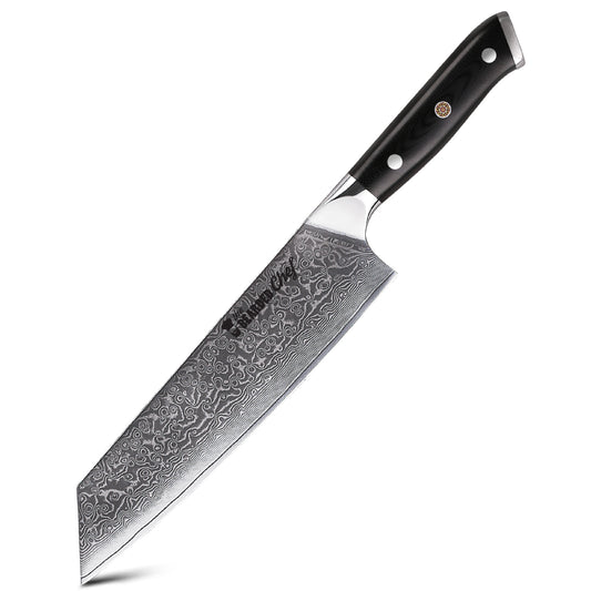 The Bearded Chef Damascus Steel 8 Inch Chef's Knife