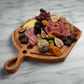 Charcuterie Board with meats and cheeses.