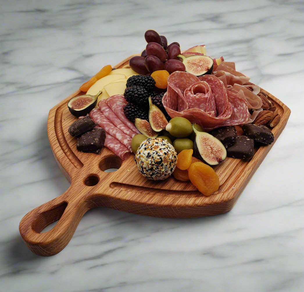 Charcuterie Board with meats and cheeses.