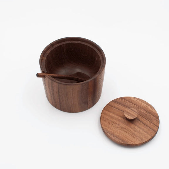 Walnut Salt Caddy