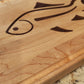 Fish Inlay Cutting Board Reversible with Juice Groove