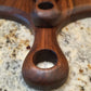 3-piece Walnut Charcuterie Cheese Board Set with Stand